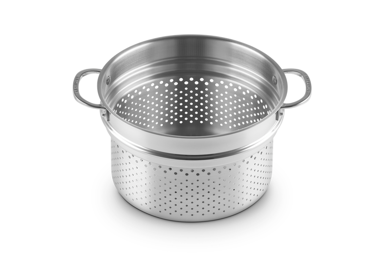 Le Creuset Pastaeinsatz aus 3-ply PLUS Edelstahl Jubiläumsangebot