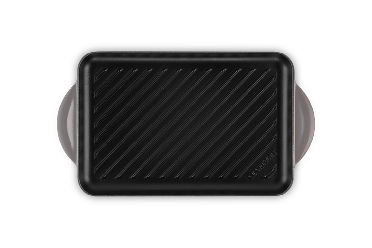 Le Creuset Rechteckige Grillplatte aus Gusseisen Neueste Mode