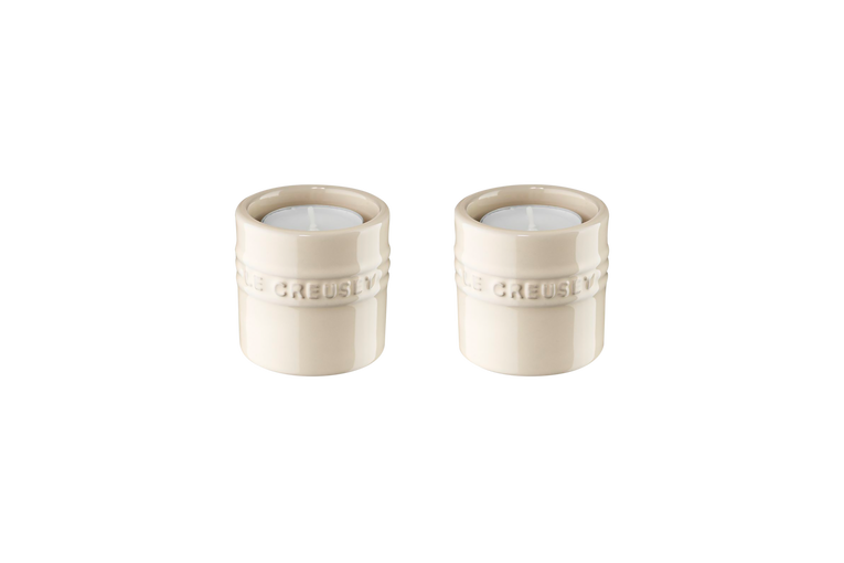 Le Creuset 2er-Set Teelichthalter aus Steinzeug Neuheiten