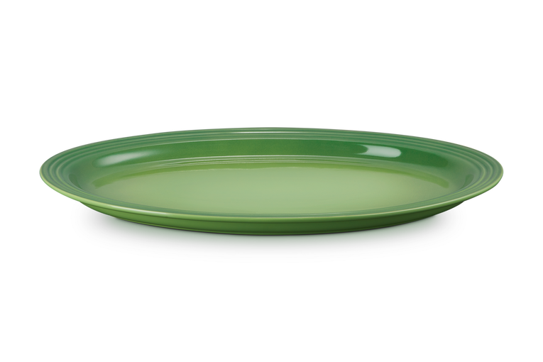Le Creuset Große ovale Servierplatte aus Steinzeug