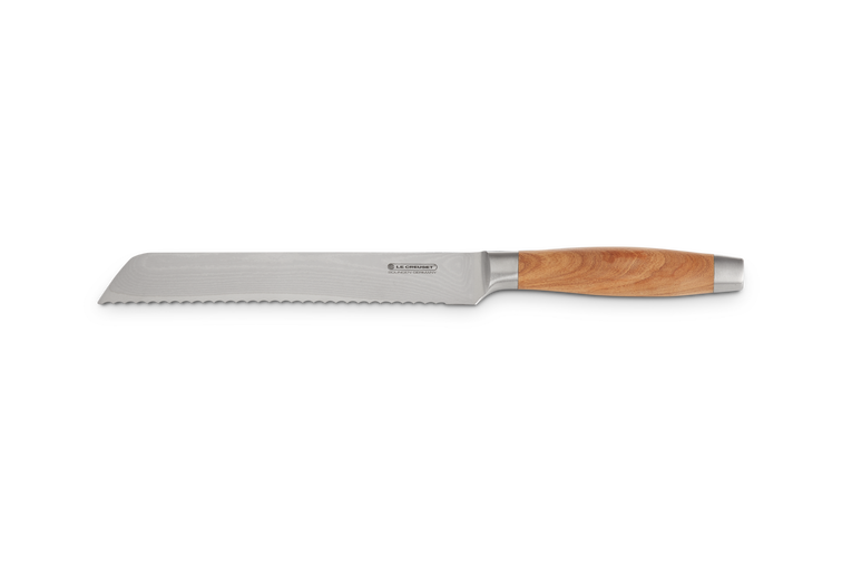 Le Creuset Brotmesser mit Olivenholzgriff Limitierter Zeitrabatt
