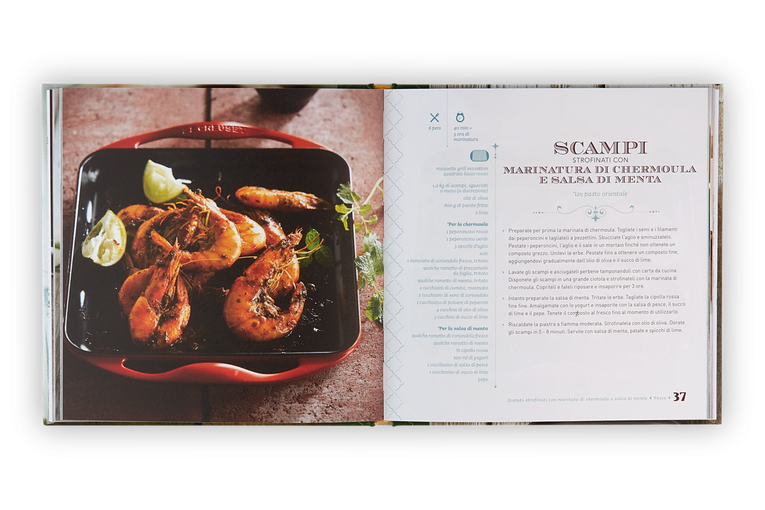 Le Creuset Grillpfannen und Grillplatten Kochbuch - Italienisch Top Angebot