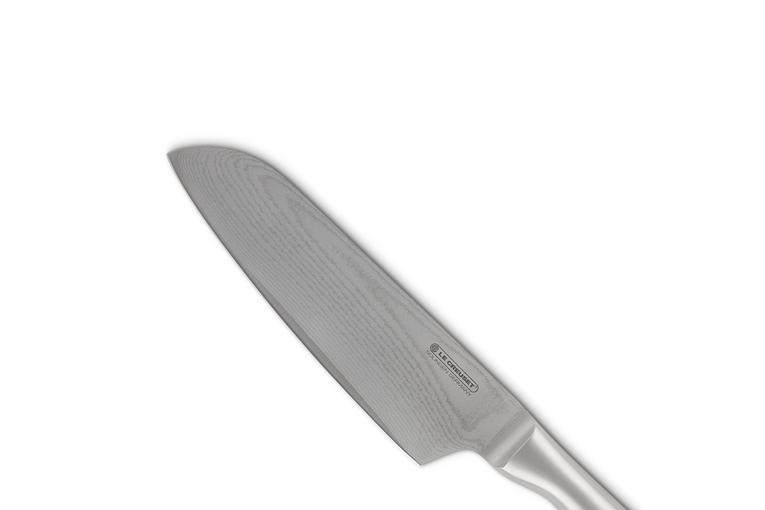 Le Creuset Santokumesser mit Edelstahlgriff Neueste Stile