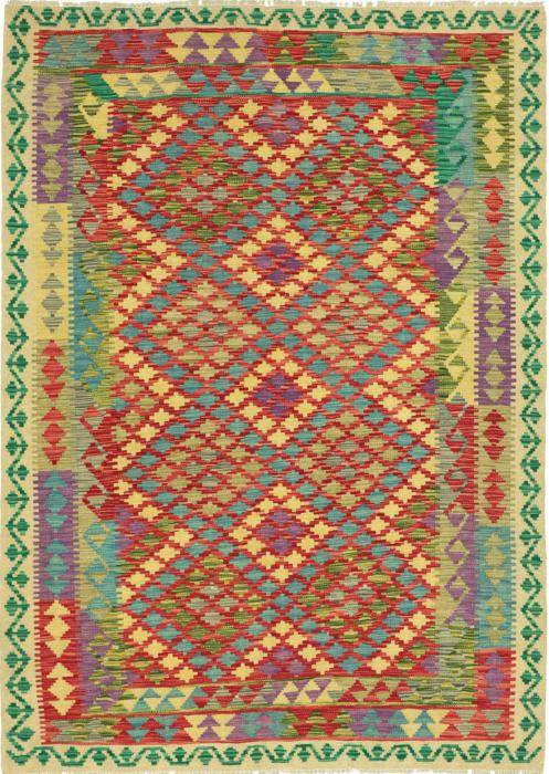 Nain Trading Kelim Afghan Maimana 193 x 156 Bestseller