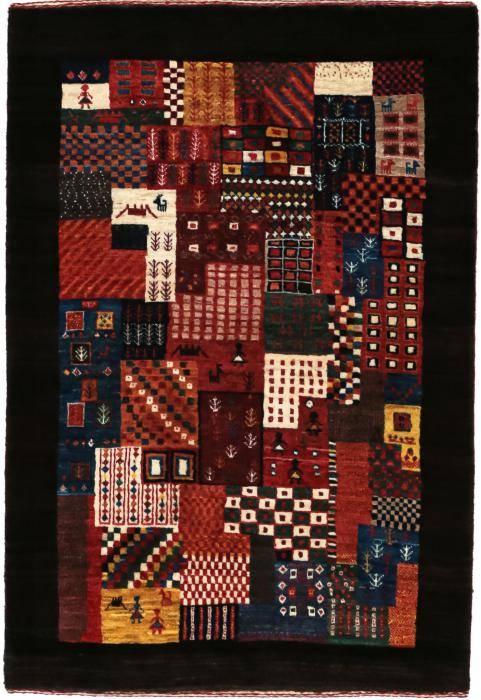 Nain Trading Perser Gabbeh Loribaft Nowbaft 126 x 85 Rabatte dieses Monats