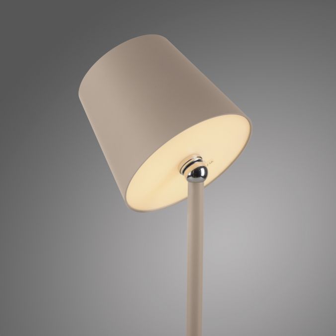 Paul Neuhaus LED Flaschenleuchte beige Akku Touchdimmer USB IP54 Tischleuchte VIP-Rabatte