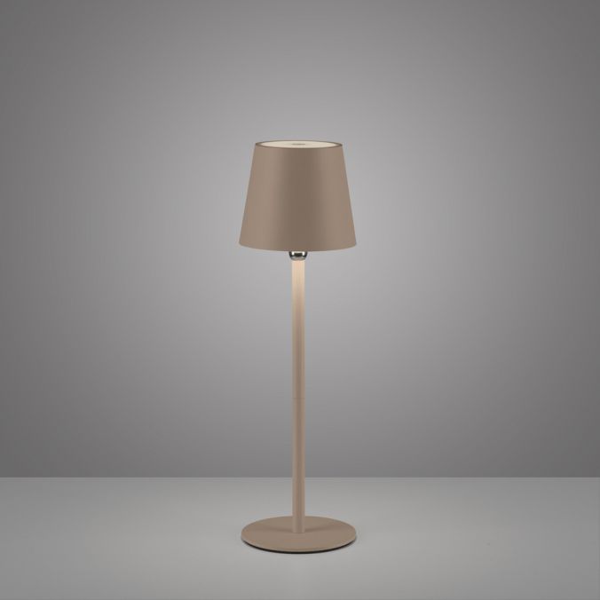 Paul Neuhaus LED Flaschenleuchte beige Akku Touchdimmer USB IP54 Tischleuchte VIP-Rabatte