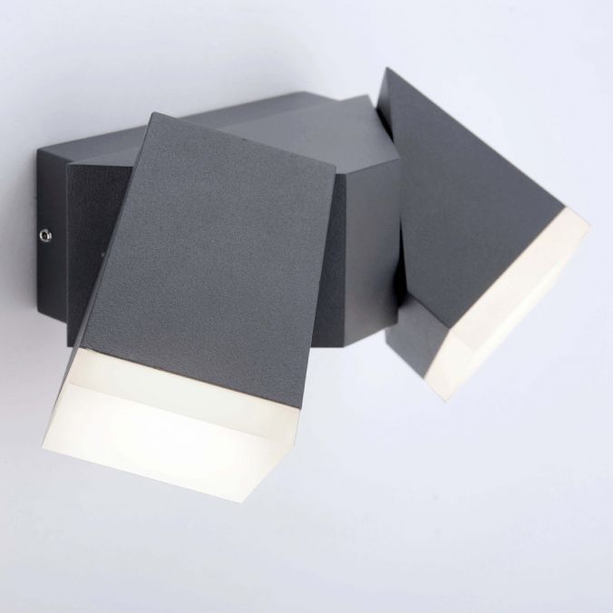 Paul Neuhaus LED-Außenwandleuchte, anthrazit, warmweißes Licht, Schutzart IP54 Tiefpreis