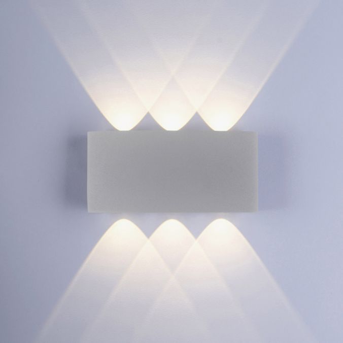 Paul Neuhaus LED-Wandleuchte, silberfarben, halbrund, 6-flammig, warmweiße Lichtfarbe Super Sparpreis
