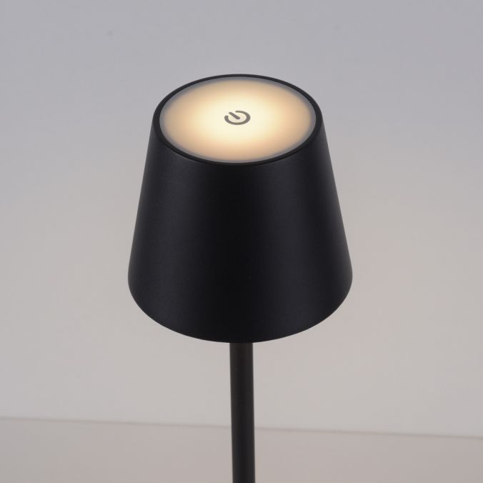 Paul Neuhaus Akku Tischleuchte ,schwarz, Indoor, Outdoor, Camping Letzte 3 Tage