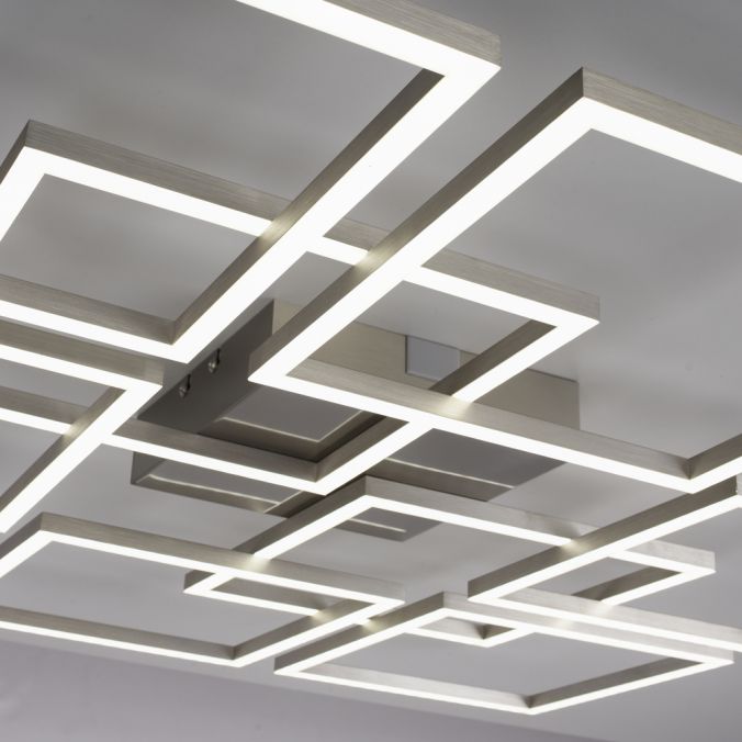 Paul Neuhaus Paul Neuhaus, Q-INIGO, LED-Deckenleuchte, stahl, Smart Home Bis zu 50% Rabatt