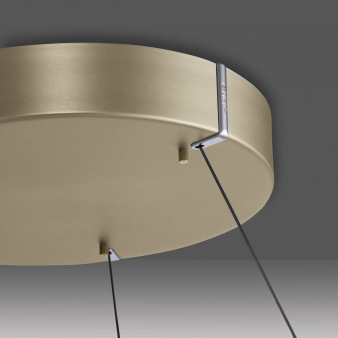 Paul Neuhaus Paul Neuhaus LED Pendelleuchte PURE-E-LOOP messing matt elektrisch 50% Rabatt mit kostenlosem Versand