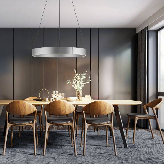 Paul Neuhaus Paul Neuhaus LED Pendelleuchte PURE-E-CLIPSE aluminium elektrisch Kostenloser Versand international