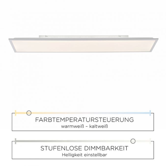 Paul Neuhaus LED Panel, weiß, 120x30cm, dimmbar, Backlight, Farbsteuerung Valentinstagsangebot