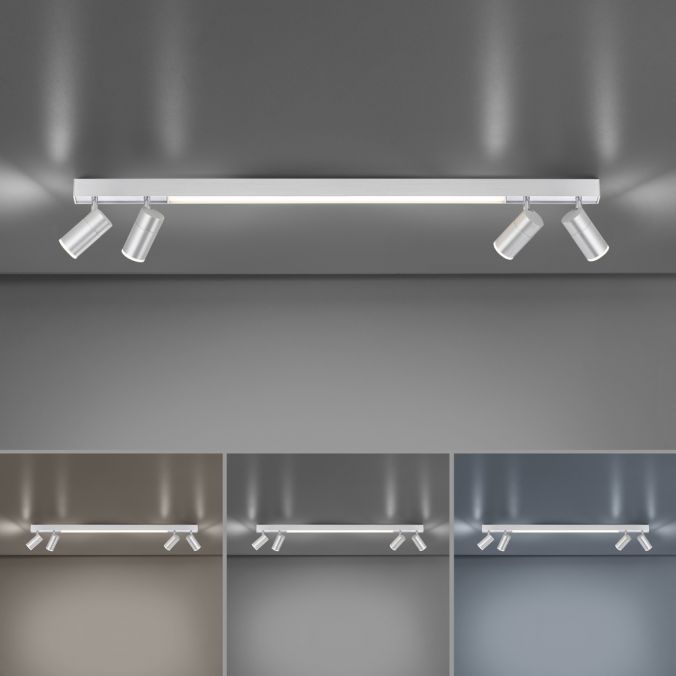 Paul Neuhaus Paul Neuhaus PURE LINES SPOT LED Strahler aluminium dimmbar drehbar CCT Top Angebot