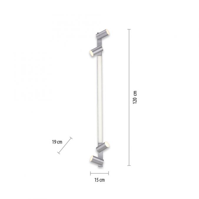 Paul Neuhaus Paul Neuhaus PURE LINES SPOT LED Strahler aluminium dimmbar drehbar CCT Top Angebot