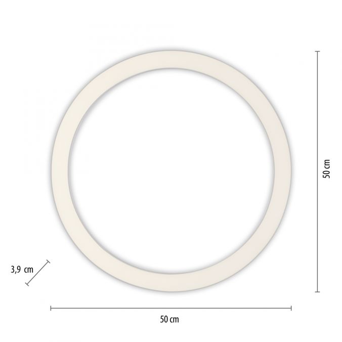 Paul Neuhaus Paul Neuhaus LED Deckenleuchte PURE-LINES ROUND aluminium 50x50 CCT Fernbedienung Große Rabatte