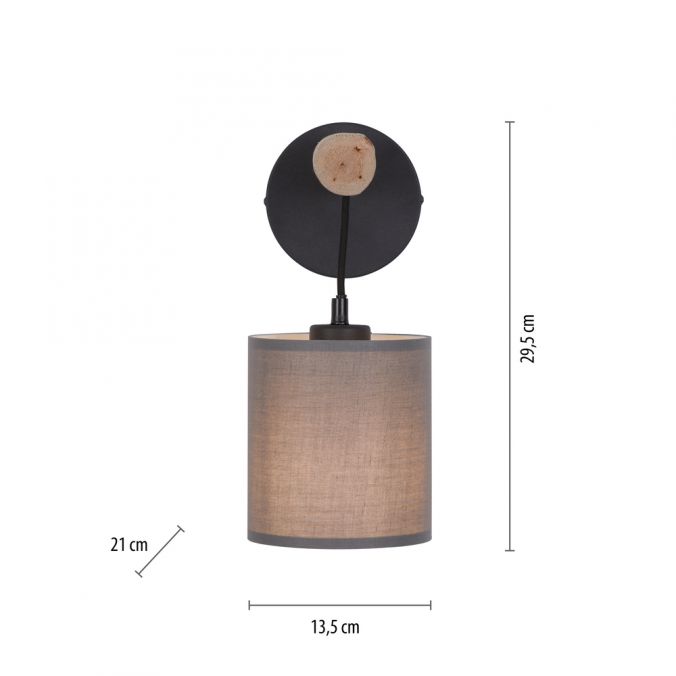 Paul Neuhaus LED Wandleuchte Echtholz 1 flammig Stoffschirm Landhaus Design Wohnlampe Riesige Ersparnisse