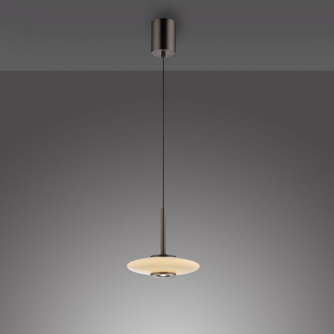 Paul Neuhaus Paul Neuhaus PURE Vitrum Pendelleuchte dunkel-braun-metall höhenverst Neueste Stile