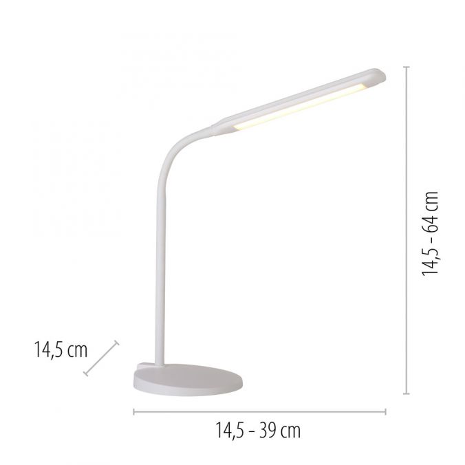 Paul Neuhaus LED Tischleuchte weiß dimmbar per Touch CCT Schreibtischlampe Letzter Tag