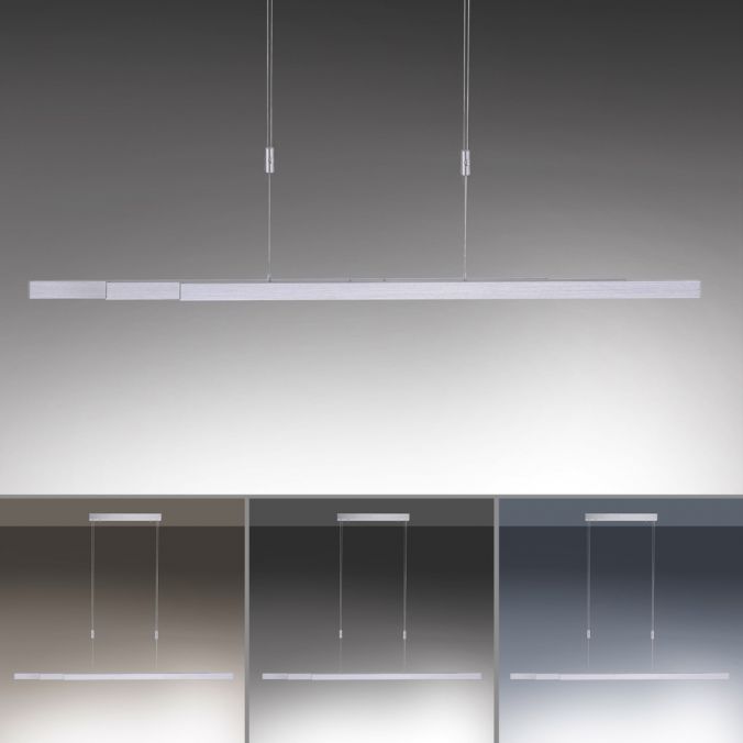 Paul Neuhaus LED-Pendelleuchte, aluminiumfarben, lineare Form, verstellbare Leuchtkörper Angebote