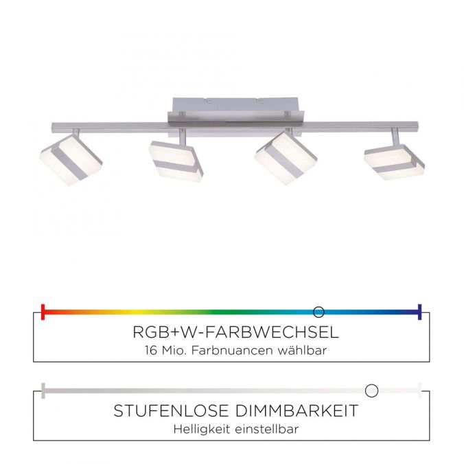 Paul Neuhaus LED Deckenleuchte, Balkenstrahler Smart Home fähig, RGBW Rabatt