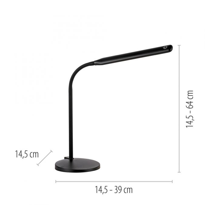 Paul Neuhaus LED Tischleuchte schwarz dimmbar per Touch CCT Schreibtischlampe Günstig kaufen