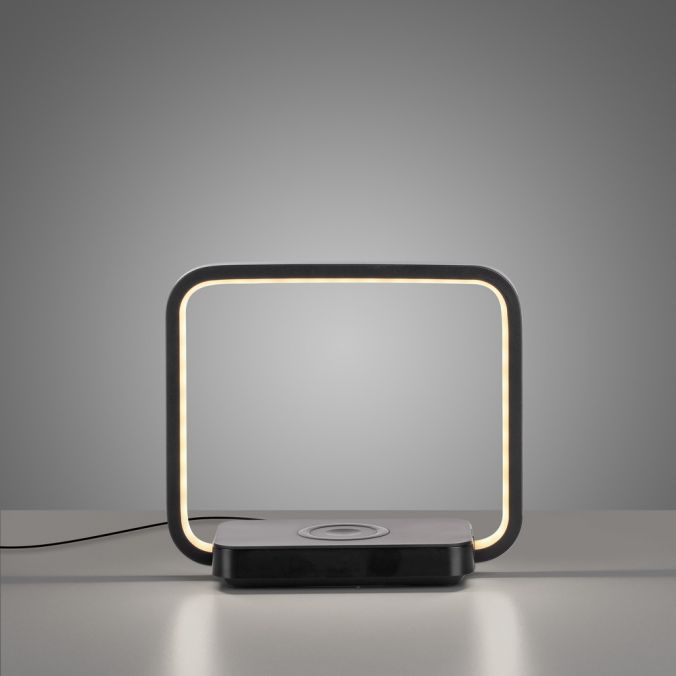 Paul Neuhaus LED Tischleuchte schwarz Handy Ladefunktion Touchschalter dimmbar Großer Ausverkauf