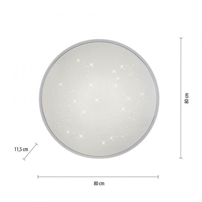 Paul Neuhaus LED Deckenleuchte Ø80cm rund Sternenhimmel Farbwechsel CCT Memoryfunktion Flash Sale