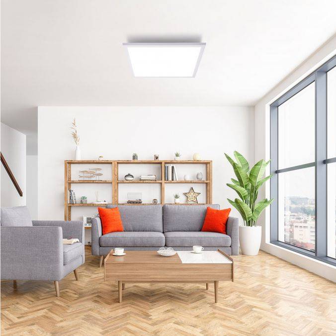 Paul Neuhaus LED-Panel, weiß, 30x30cm, neutralweiß, flache Bauart, quadratisch Exklusivangebot