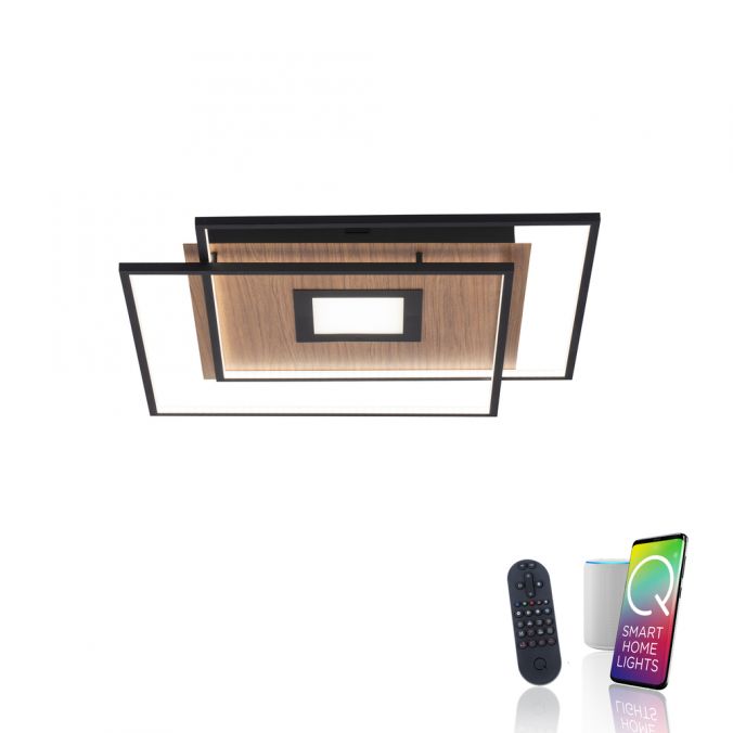 Paul Neuhaus Paul Neuhaus, Q-AMIRA, LED-Deckenleuchte, Fernbedienung, Smart Home
