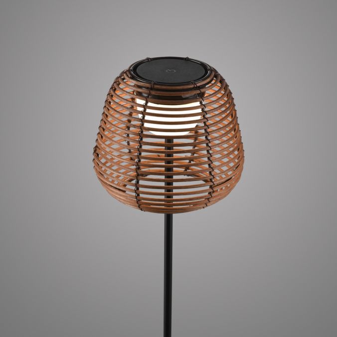 Paul Neuhaus LED Stehleuchte schwarz Akku spritzwasserschutz USB Touchdimmer Exklusive Angebote