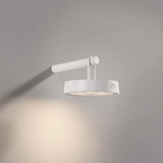 Paul Neuhaus LED Akku Wandleuchte weiß dimmbar per Touch IP44 Memoryfunktion Tägliche Deals