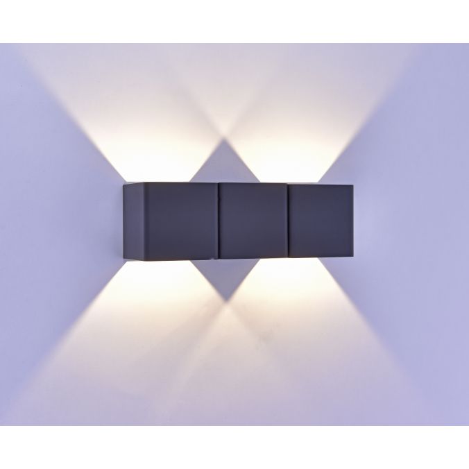 Paul Neuhaus LED-Außenwandleuchte, anthrazit, warmweiß, spritzwassergeschützt, modern Riesige Ersparnisse