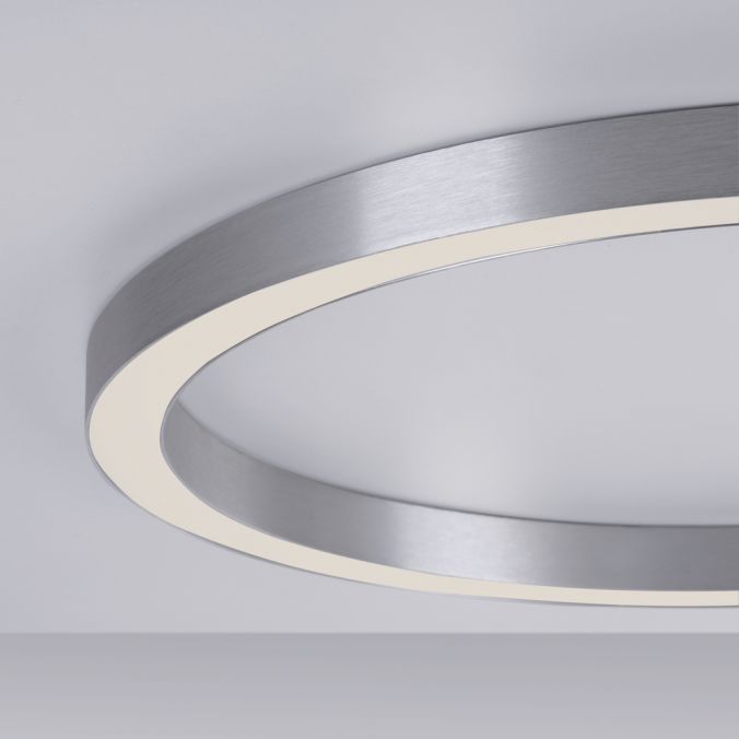 Paul Neuhaus Paul Neuhaus LED Deckenleuchte PURE-LINES ROUND aluminium 70x70 CCT Fernbedienung Tiefpreis
