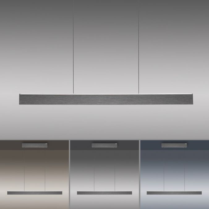 Paul Neuhaus Paul Neuhaus LED Pendelleuchte PURE-E-MOTION grau elektrisch Touch Super Sparpreis