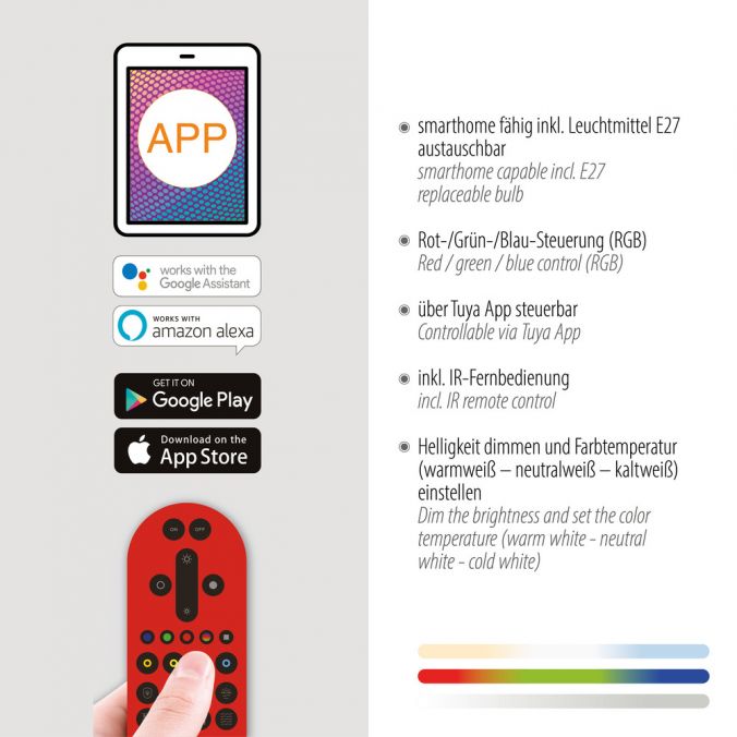 Paul Neuhaus LED Pendelleuchte Smarthome D=20 silber dimmbar App Fernbedienung Bis zu 65% Rabatt