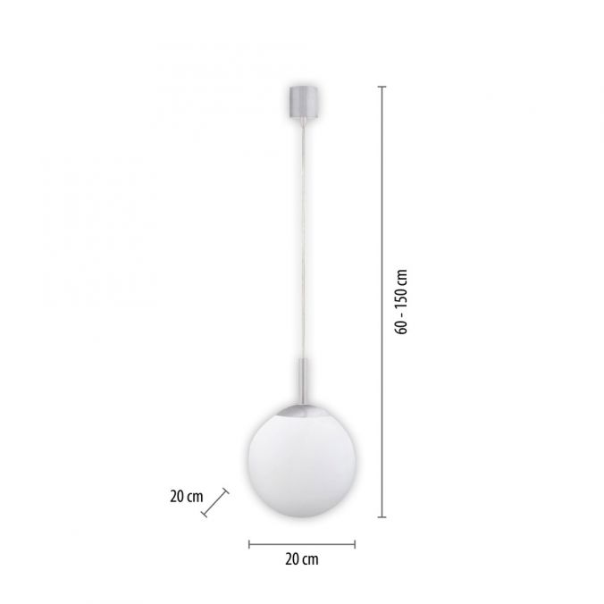 Paul Neuhaus LED Pendelleuchte Smarthome D=20 silber dimmbar App Fernbedienung Bis zu 65% Rabatt