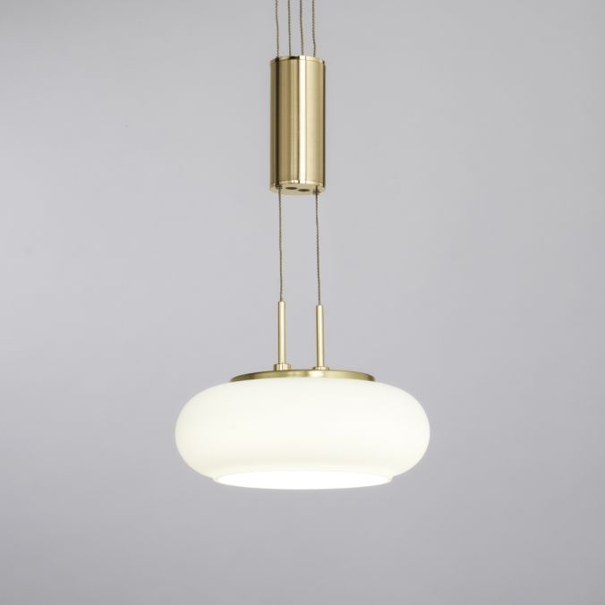 Paul Neuhaus Paul Neuhaus Q ETIENNE Pendelleuchte Smart Home messingfarbig rund 3 flammig Sonderangebot der Fabrik