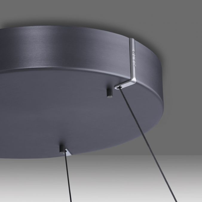 Paul Neuhaus Paul Neuhaus LED Pendelleuchte PURE E-Loop grau eloxiert e-LIFT Clearance-Verkauf