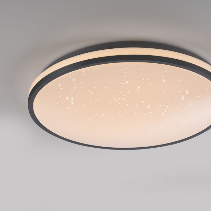 Paul Neuhaus LED Deckenleuchte Sternenhimmel schwarz dimmbar Switchmo Technologie 50% Rabatt für begrenzte Zeit