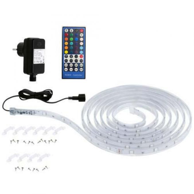 Paul Neuhaus LED Lichtstreifen mehrfarbig 5 Meter mit Fernbedienung dimmbar RGB im Angebot