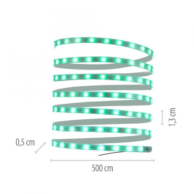 Paul Neuhaus LED Lichtstreifen mehrfarbig 5 Meter mit Fernbedienung dimmbar RGB im Angebot