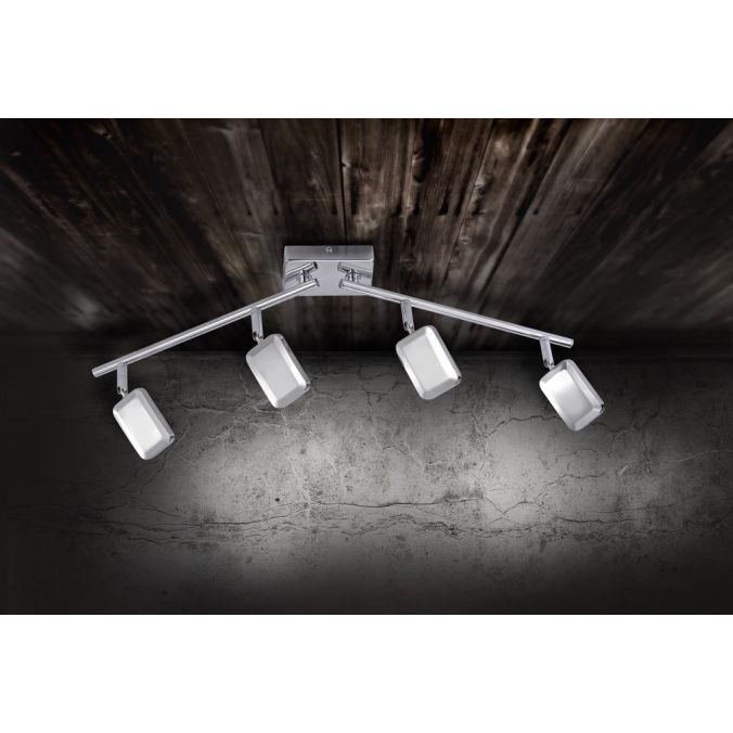 Paul Neuhaus LED-Deckenleuchte, chrom, warmweiße Lichtfarbe, energiesparend, modern Cyber Monday