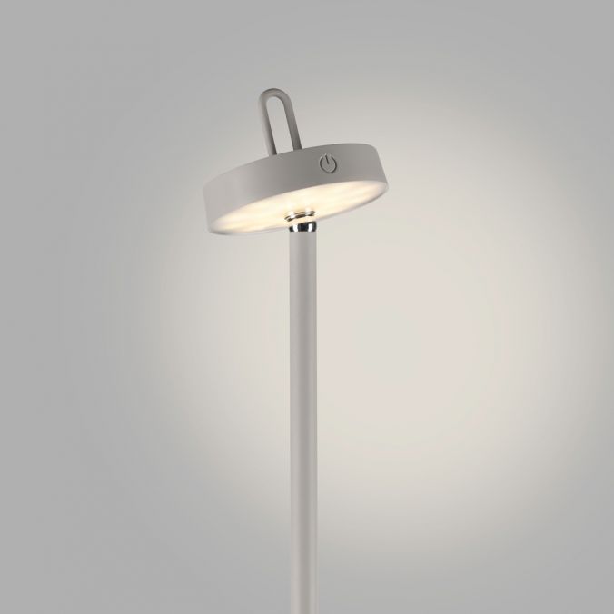 Paul Neuhaus LED Akku Stehlampe greige dimmbar per Touch IP44 Memoryfunktion Top Angebot
