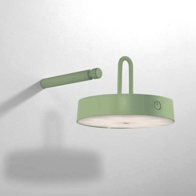 Paul Neuhaus LED Akku Wandleuchte grün dimmbar per Touch IP44 Memoryfunktion Große Rabatte