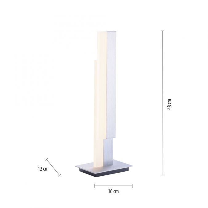 Paul Neuhaus Paul Neuhaus, Q-TOWER, LED-Tischleuchte, modern, linear, Smart Home Tiefpreis