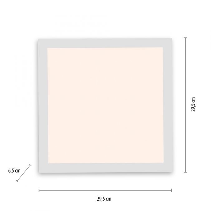 Paul Neuhaus LED-Panel, weiß, 29,5x29,5cm, incl. Bewegungsmelder Letzte 2 Tage