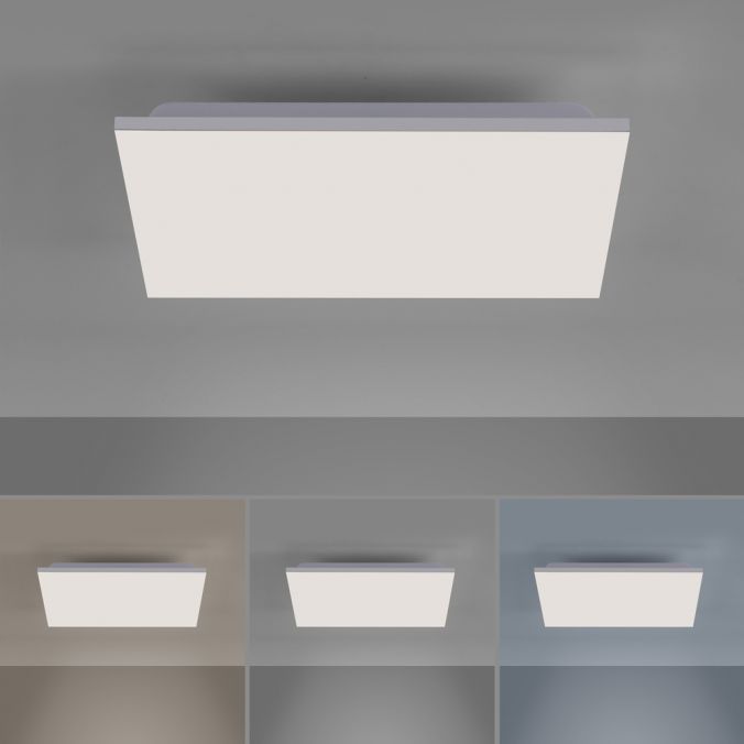 Paul Neuhaus LED Panel, weiß, rahmenlos, dimmbar, CCT Lichtfarbsteuerung, quadratisch Letzter Tag