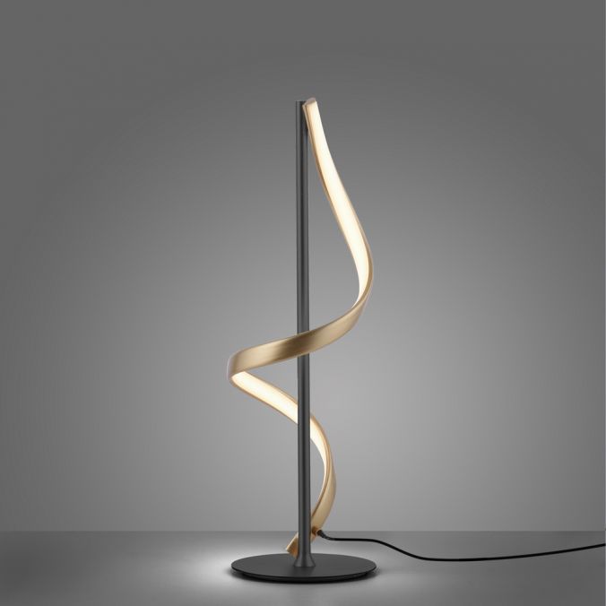 Paul Neuhaus Paul Neuhaus LED Tischleuchte Q-SWING anthrazit messing matt steuerbar Smart Home Bis zu 55% Rabatt